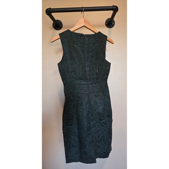 Luxology cocktail dress women's size 2 Deep Green Color - Picture 4 of 12